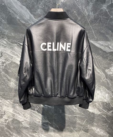 celine leather jacket men's.